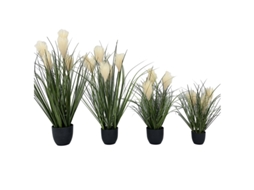 Laxiscreed - Vasos De Plástico Com Alfazema Artificial Para Decoração De Jardim E Cenários