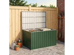 Vidaxl Caixa De Arrumação Para Jardim 149x99x93 Cm Verde