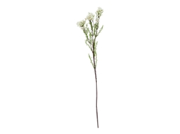 Hill Interiors Coleção Jardim Natural Vaxblomma Konstgjord Branco/cinza AQUAFORGE