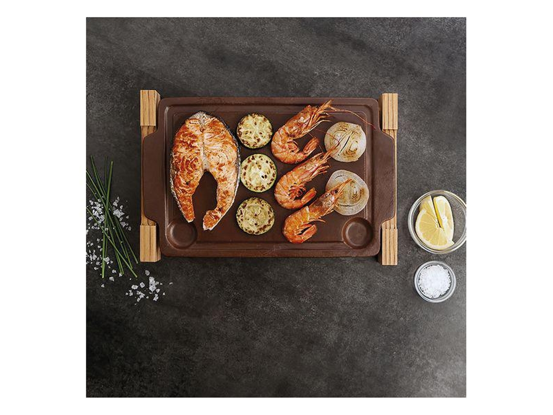 Barbecue De Pedra Anaflor Cerâmica (36,5 X 24 Cm)