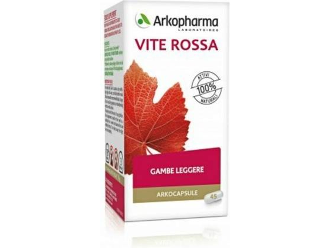 Suplemento Alimentar ARKOPHARMA Videira Vermelha (45 cápsulas)