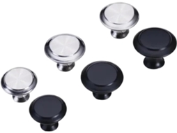 Puxadores Simples E Modernos Para Móveis De Cozinha, Puxadores Para Gaveta, Estilo Americano, Nas Cores Preto E Prata