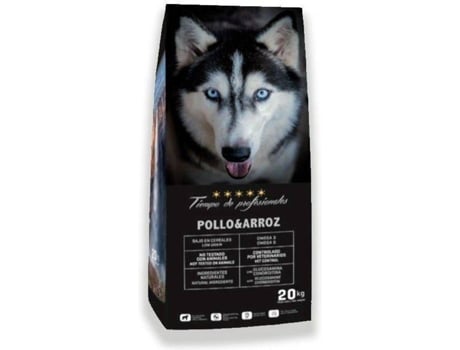 Ração para Cães TIEMPO DE PROFESIONALES Adult (20 Kg - Seca - Todas as Idades - Sabor: Frango)