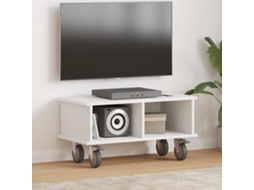 Vidaxl Suporte Para Tv Branco 68,5 X 35 X 35 Cm Madeira Processada
