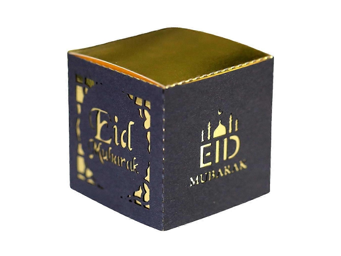 50 Caixas De Doces Eid Mubarak, Caixas De Presente Para Lembrancinhas Do Ramadã Kareem, Suprimentos Islâmicos Muçulmanos Hengjian