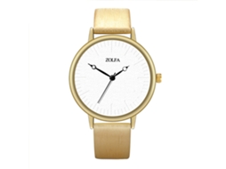 Relógio de Pulseira Casal Quartzo com Pulseira de Pu Estilo Simples Ouro