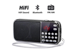 Rádio J 189 Rádio Portátil Am Fm Rádio De Bolso Hifi Alto Falante Estéreo À Prova De Intempéries Rádios Digitais Bluetooth Recarregável Usb Olysi Shop