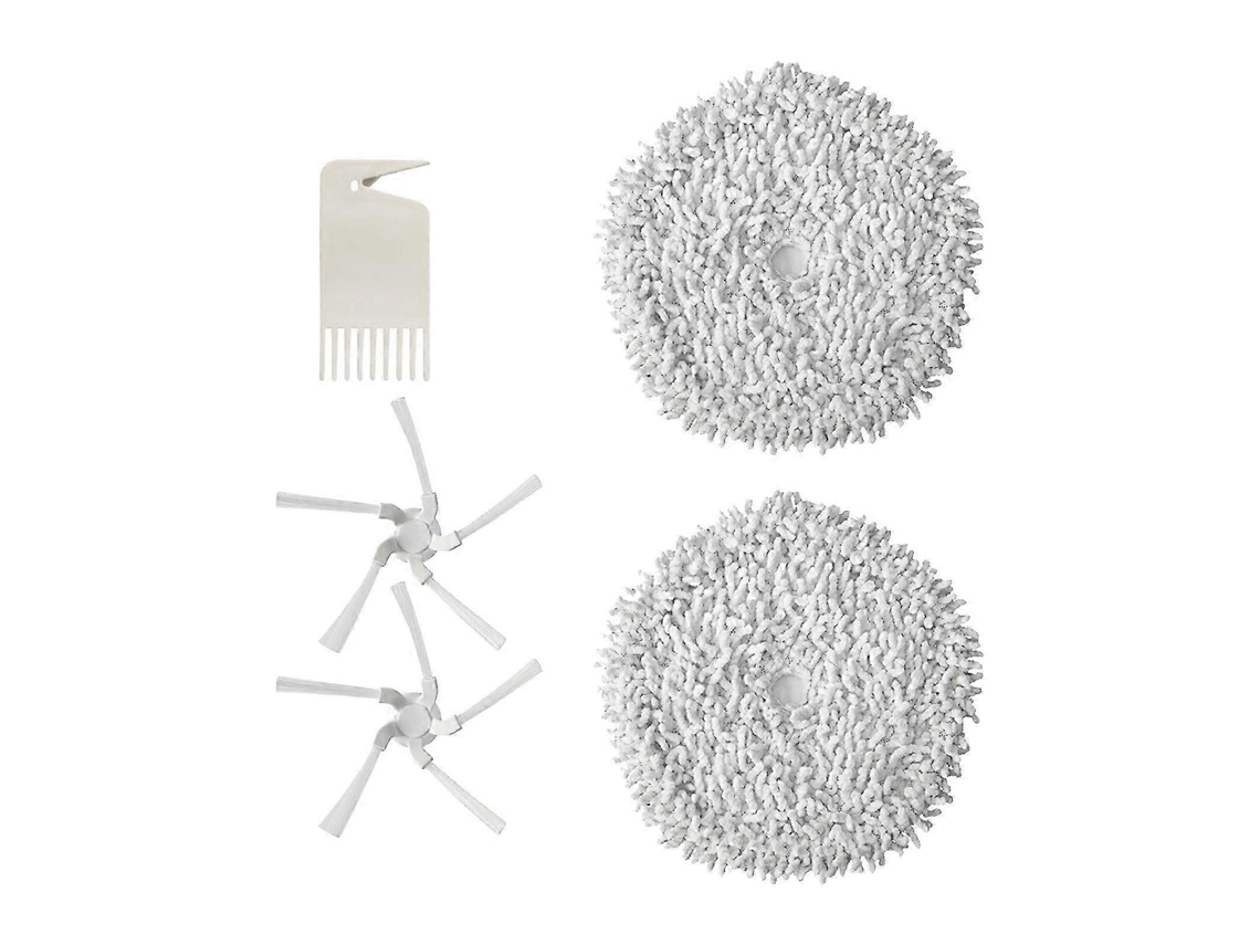 5 Pcs Replacement Parts For W10 W10 Pro Robot Vacuum Cleaner Accessories Mop Cloth Side Brush