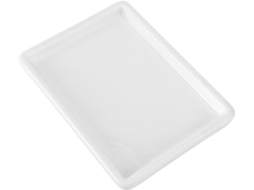 Bandeja Cerâmica Prática Inoxidável Banheiro Cozinha Design Elegante Aço Leve GOKOCO