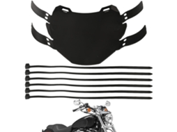 Placa de registro de motocicleta com acabamento Fosco para motocicletas