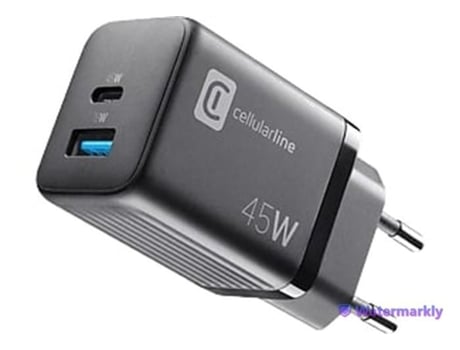 Carregador Gan Portas Pd CELLULARLINE Preto
