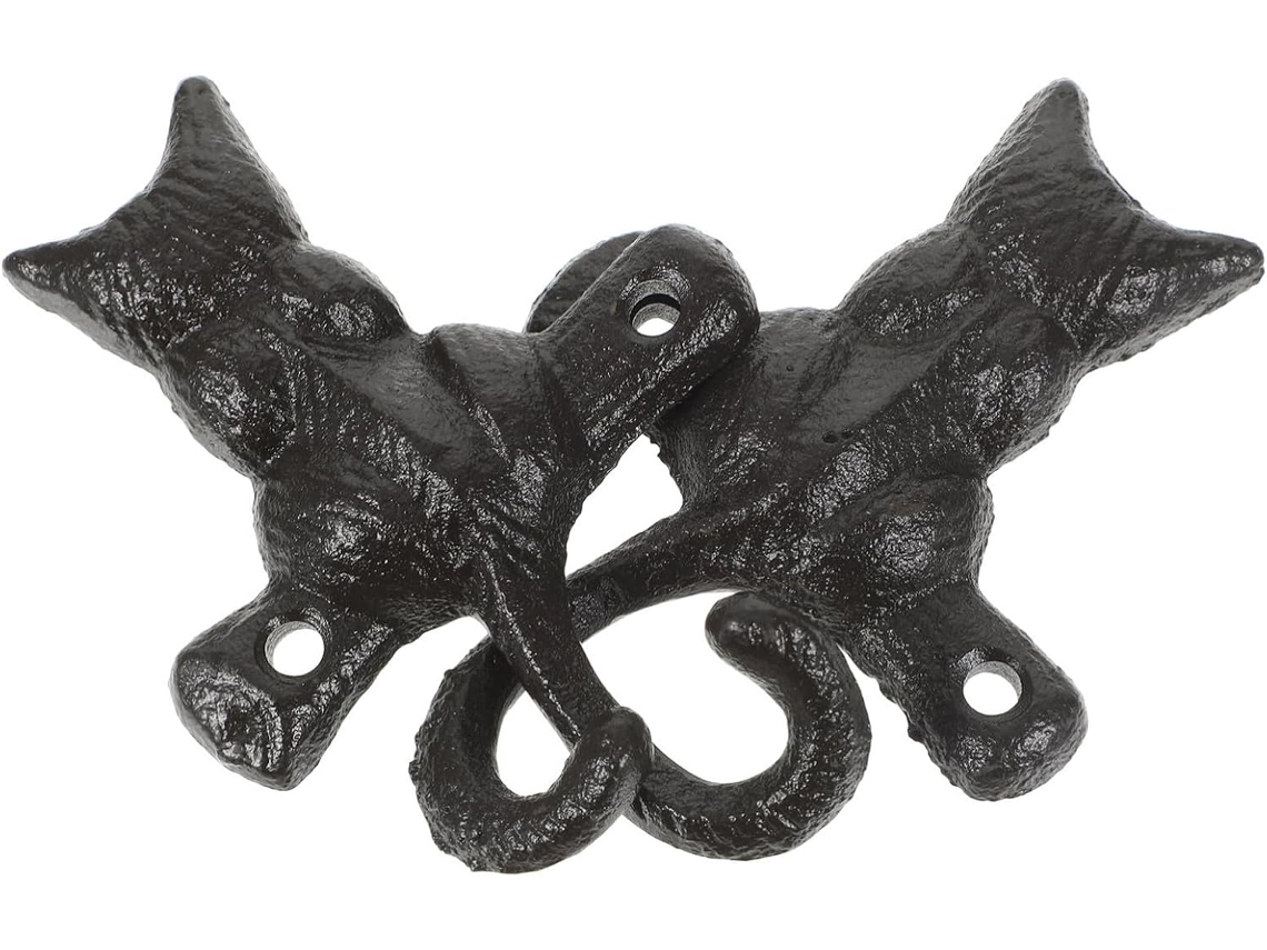 Conjunto De 2 Ganchos De Parede, Em Ferro Para Objetos, Multiuso