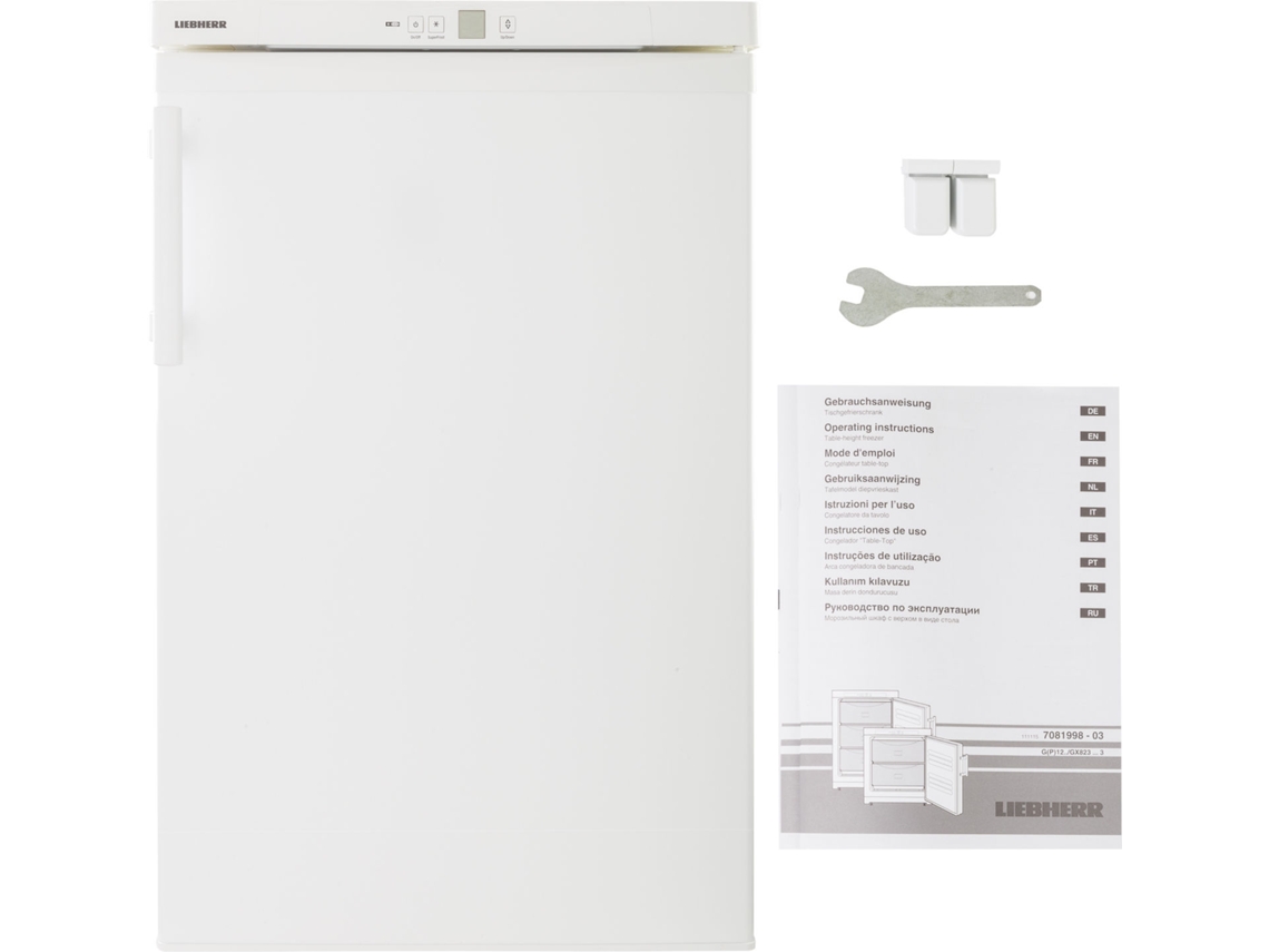 Arca Vertical LIEBHERR GP 1213 (Estático - 85.1 cm - 98 L - Branco)