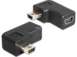 Cabo de Dados DELOCK (Mini USB B - Mini USB B - Preto)
