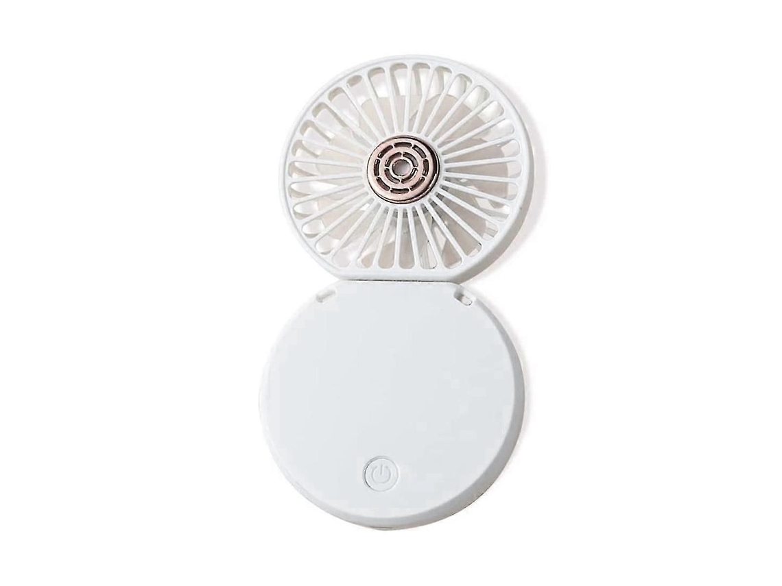Ventilador De Mão, Portátil Para Pescoço, Dobrável, Recarregável Com Design Fof O Crianças, Meninas, Mulhere