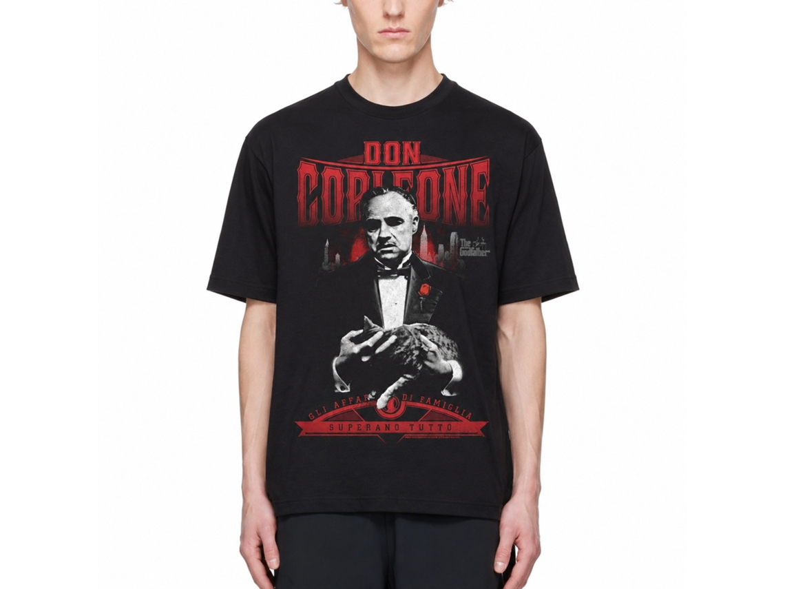 Rockinstone Godfather El Don Black Adult T-shirt Size:xxl