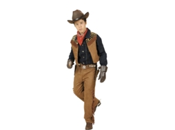 Fato de cowboy ou índio 2 em 1 para criança e adolescente