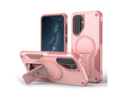 Capa Para Samsung Galaxy A36, Capa Protetora Magnética Com Suporte (rosa) Digitallab