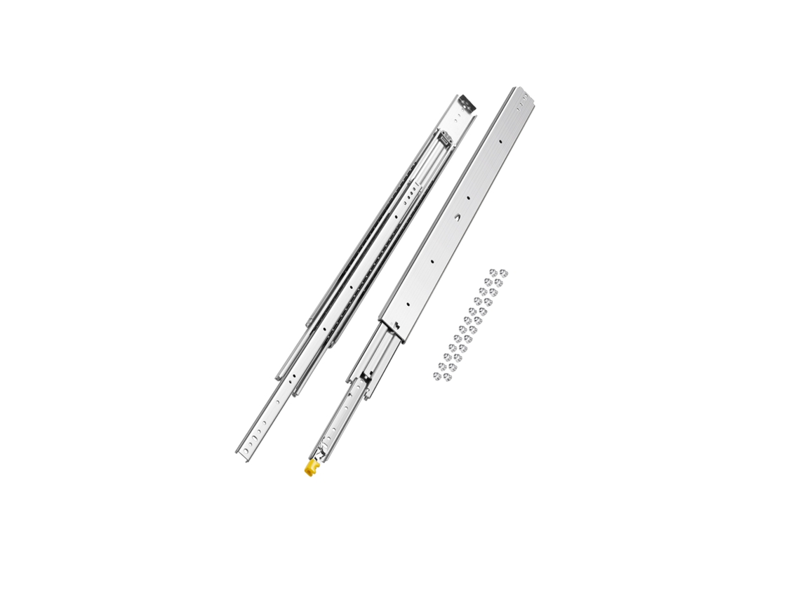 Par De Corrediças Para Gavetas Com Fecho Carga 226,8 Kg 1015 X 76 X 19,5 Mm Vevor