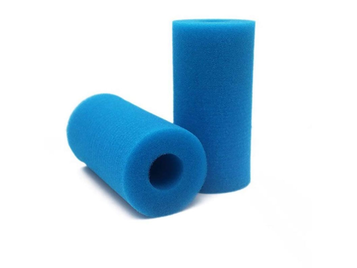 2 esponjas filtro de espuma reutilizável para bomba de piscina Intex