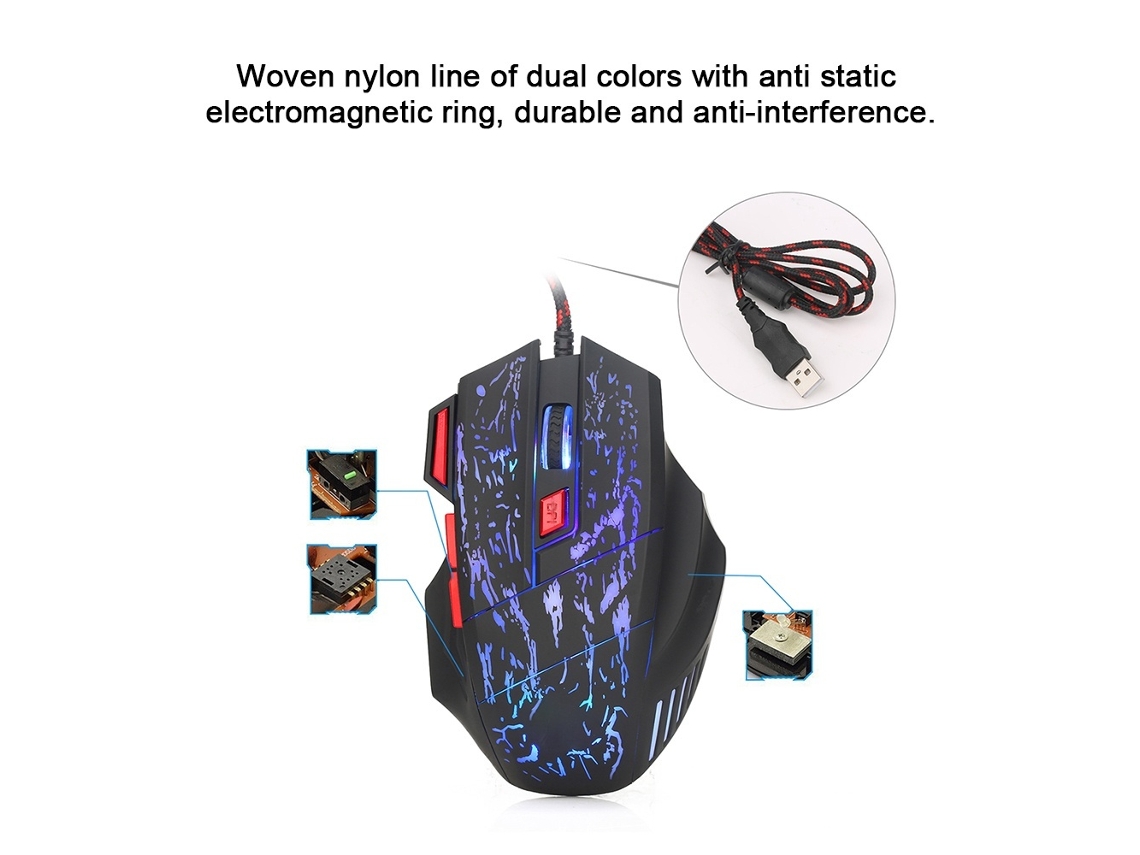 Rato Gamer LAXISCREED H300 5500dpi