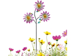 Moinho de Vento para Jardim Estaca Decorativa para Flores no Gramado Decoração Movida a Vento para Quintal, Caminho, CHABERLU