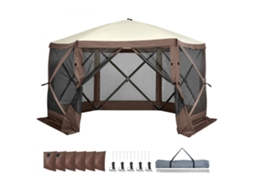 Tenda Pop Up 3,81x3,81m Para 8 Pessoas Com Proteção Uv50 Tekmaquinas