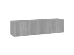 Móvel de Parede TV em Madeira Processado Sonoma Cinza MAISON EXCLUSIVE (120x30x30 cm)