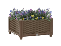 Vidaxl Canteiro Elevado 40x40x23 Cm Polipropileno