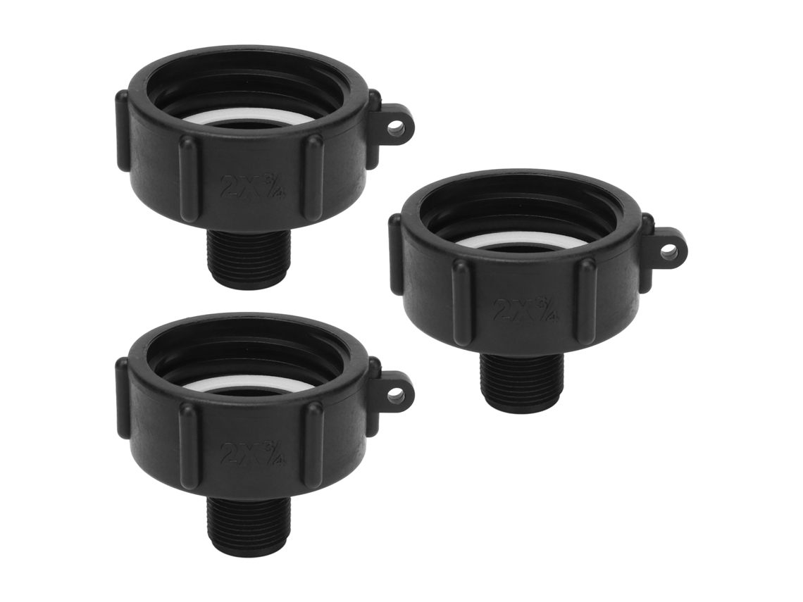 Laxiscreed Conector Para Tanque Ibc Com Rosca G3/4 Em Polipropileno Abs Para Drenagem