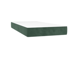 Pocket Spring Bed Mattress, Pocket Spring Bed Mattresses Vidaxl Verde Veludo (100 X 210 Cm)
