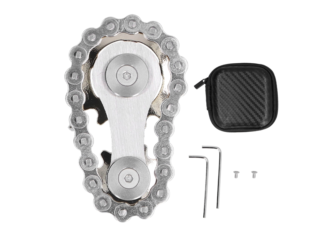 Mali brinquedo de Engrenagem Sprocket em Aço Inoxidável para Tdah Corrente de Bicicleta com Linkage