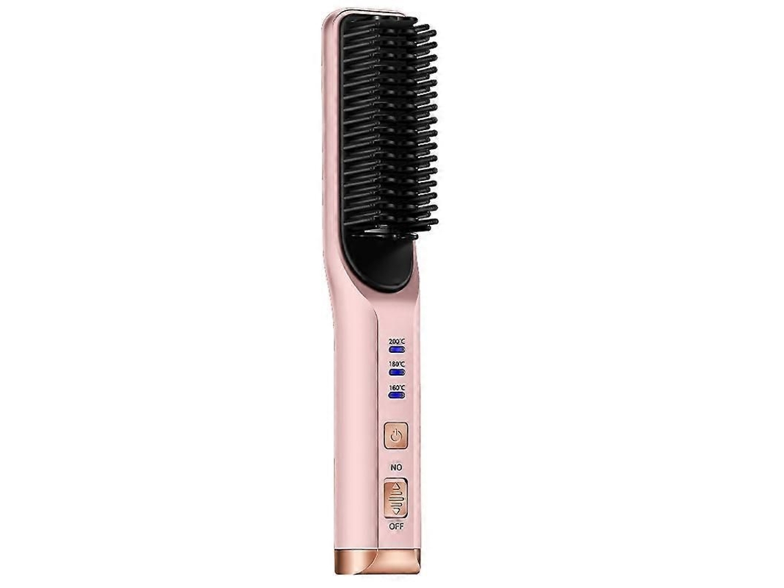 Prancha Alisadora e Modeladora de Cabelo 2 em 1 Rosa TAISHENGDA