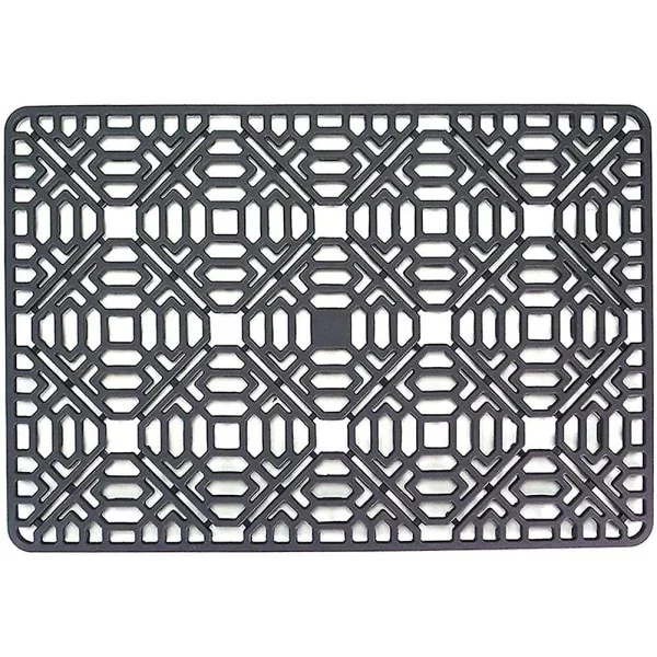 Protetor de Fundo Pia, Aço Inoxidável Ou Porcelana, Silicone Cinza BRILVIBERA