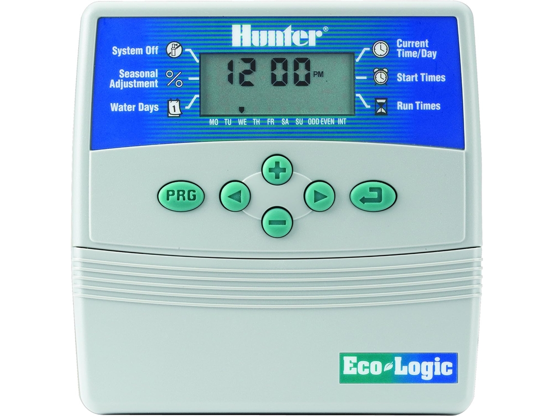 Programador De Rega Hunter Eco-logic Elc-401i Com Montagem Mural