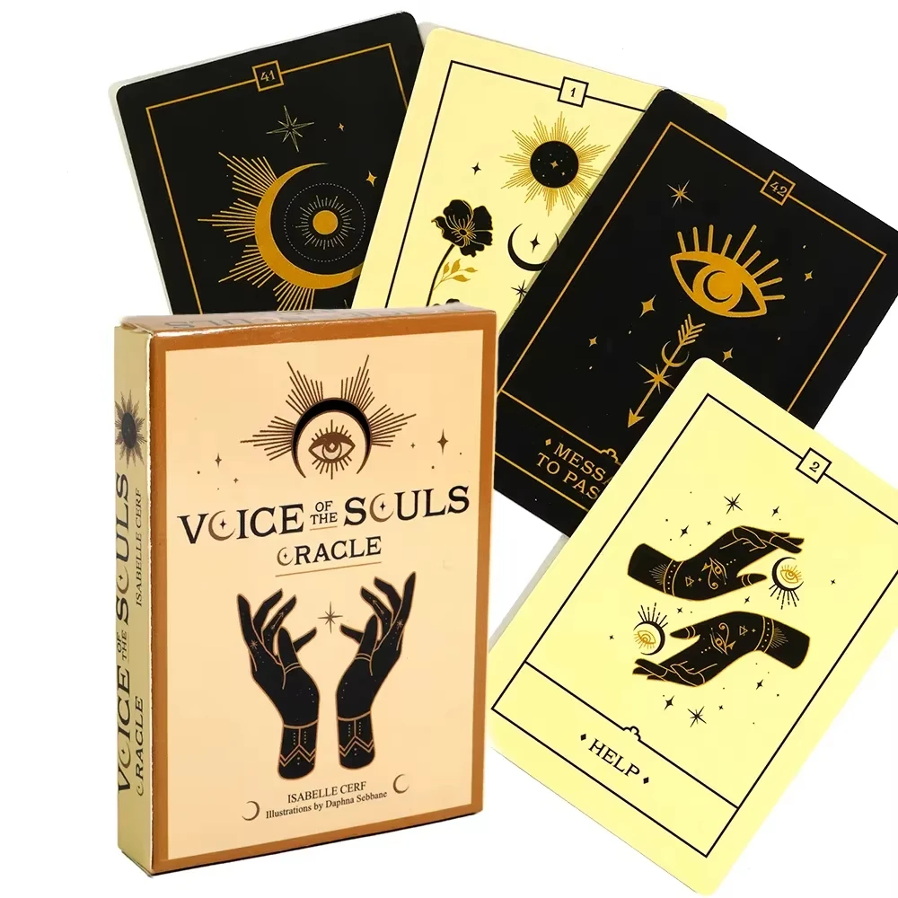Conjunto De Cartas Oráculo Voz Da Alma, 11*6,5cm (44 Cartas, Totalmente Coloridas)