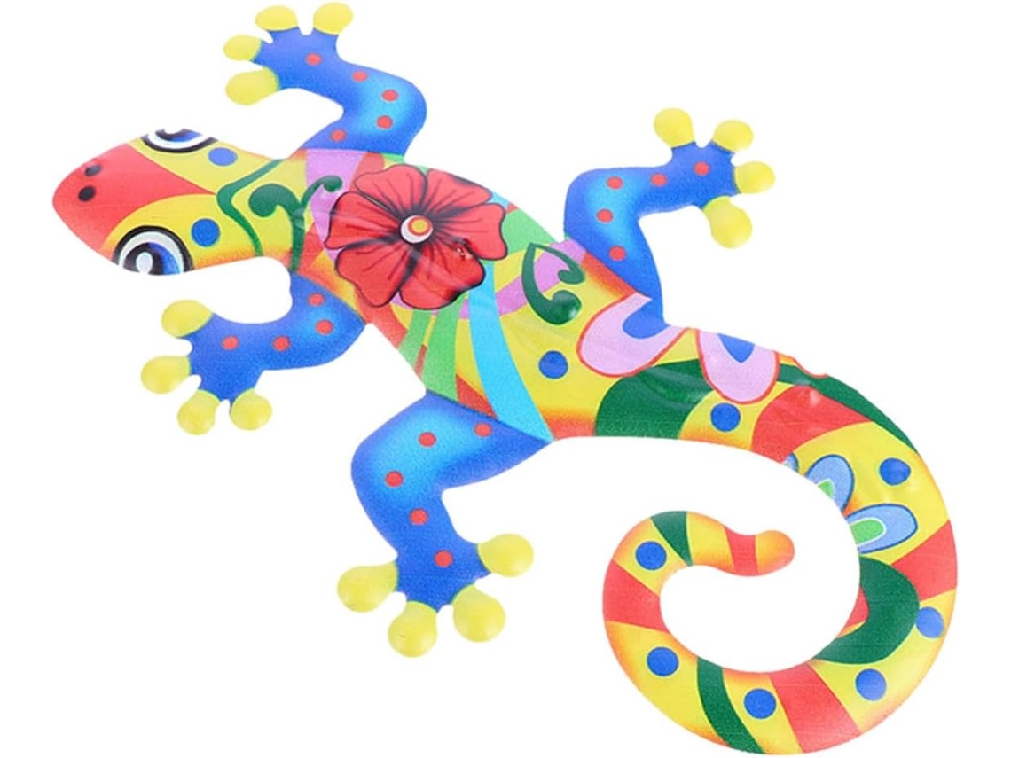 Decoração Parede Ferro Forjado Ornamento Criativo Pendurar Ideal Interiores Azul Arte GOKOCO
