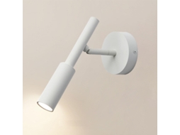 Luminária De Parede Led Moderna,rotação Simples,3000k Branco Quente,metal,para Quarto,corredor,sala Btforus (branco)