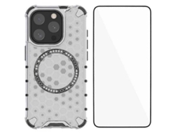 Capa Para Iphone 13 Pro De 6,1 Polegadas Compatível Com Magsafe Wanlonfeng Fc Series Com Proteção Temperada
