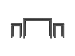 Nesting Table, Nesting Tables Vidaxl Cinzeto Madeira De Pinho (n/a)