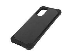 Capa robusta para Galaxy S20 Plus resistente a impactos com suporte e kickstand preto | S/MARCA