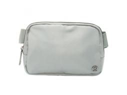 2026 bolsa de Cintura para Correr Unisex Mochila Transversal Ajustable Impermeable para Deportes Senderismo Viajes Gris