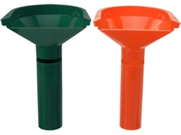 Funil Para Separar Moedas, 2 Peças, Plástico Vermelho