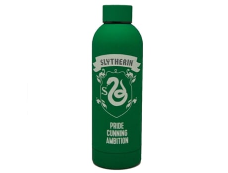 Garrafa De Aço Inoxidável Harry Potter Slytherin 700ml Warner Bros. Discovery