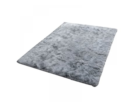 Manta RNEMITERY Piso Tingido Cinza Poliéster Cinzento (120 cmx120 cm)