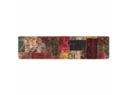 Conjunto 1 Tapete Runner Vidaxl Multicolorido Poliéster (50 X 250 Cm)