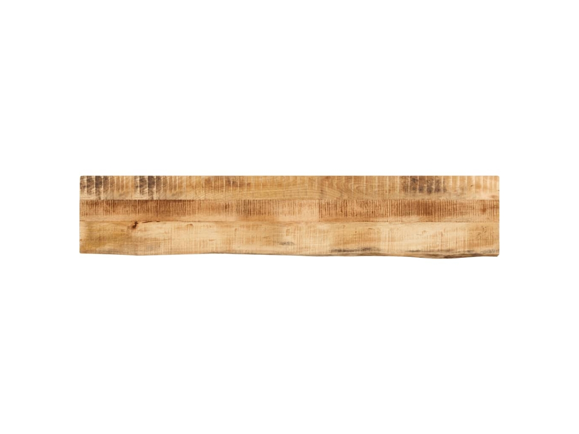 Vidaxl Tampo De Mesa Borda Viva 120x40x3,8 Cm Mangueira Áspera Maciça