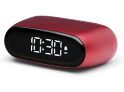 Relógio Despertador LEXON Minut (Digital - Vermelho escuro)