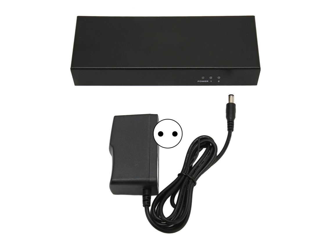 Aetheria divisor Dvi 1x2 com Transmissão Sem Perda 4k 36bit Cor para Monitores Duos Eu Plug