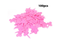 100pcs Rótulos de Planta Folha PVC